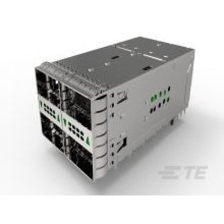 TE CONNECTIVITY zQSFP+ STACKED RECEPTACLE ASSEMBLY 2X2 2227667-1